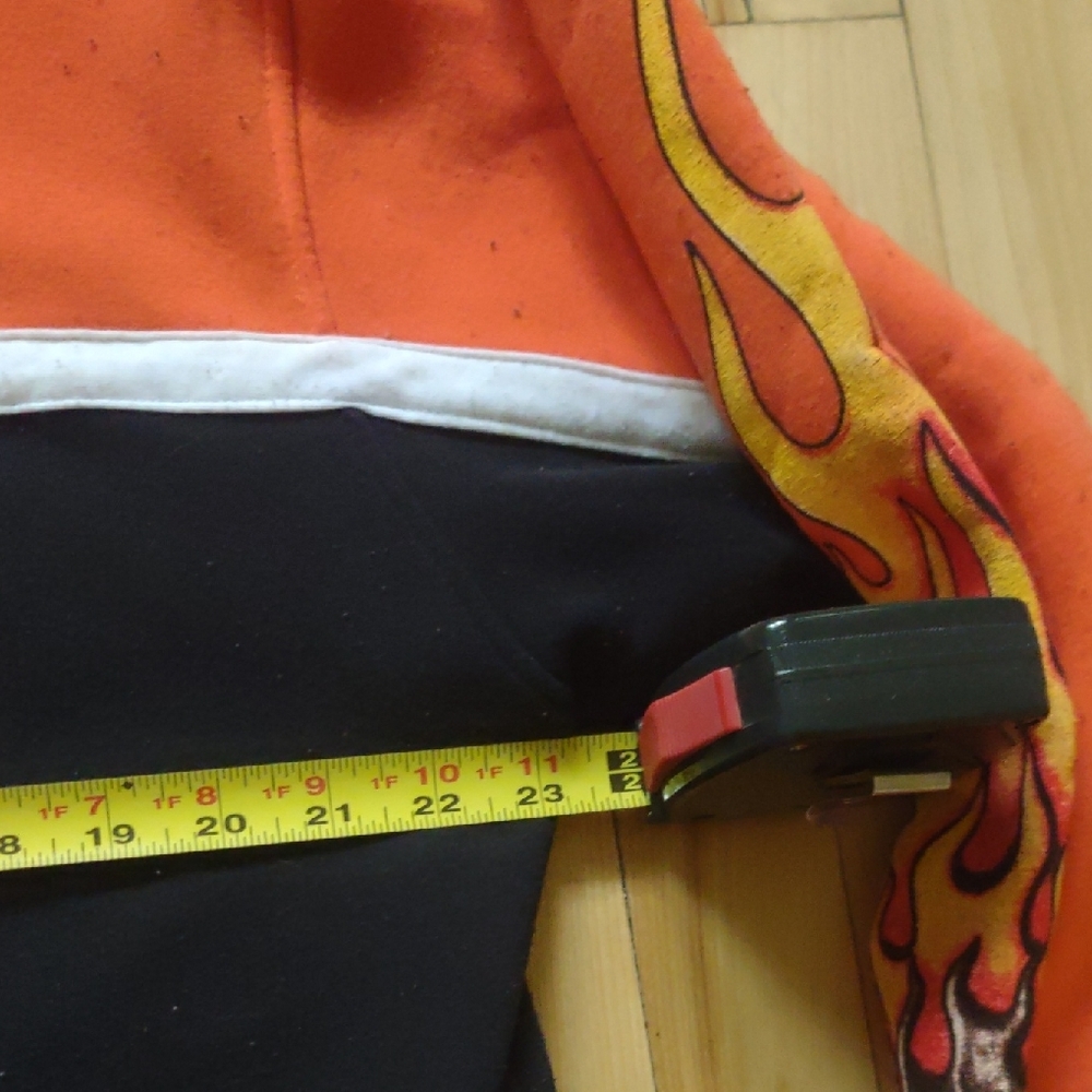 Flame Design Black and Red Sweatshirt - Picture 6 of 16